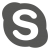 Flat skype logo transparent png svg vector 23