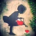 La petite fille au coeur